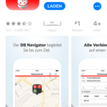iPhone-Apps Auswahl DB Navigator