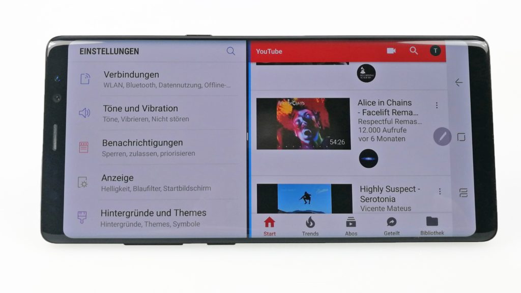 Galaxy Note 8 Spli-Screen