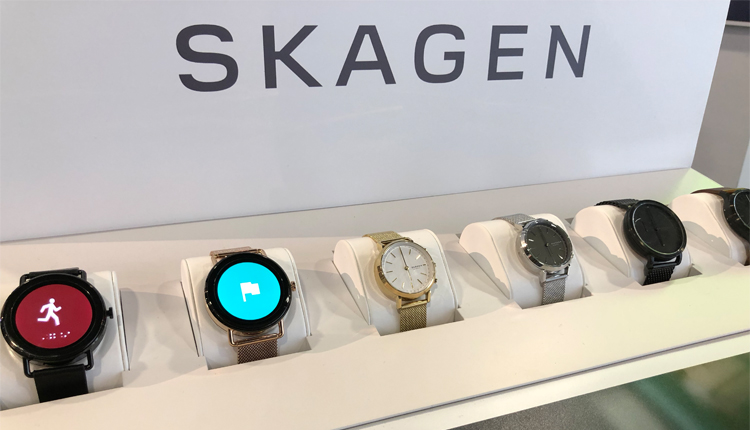 Fossil stellt neue Skagen-Smartwatches auf der CES 2018 vor