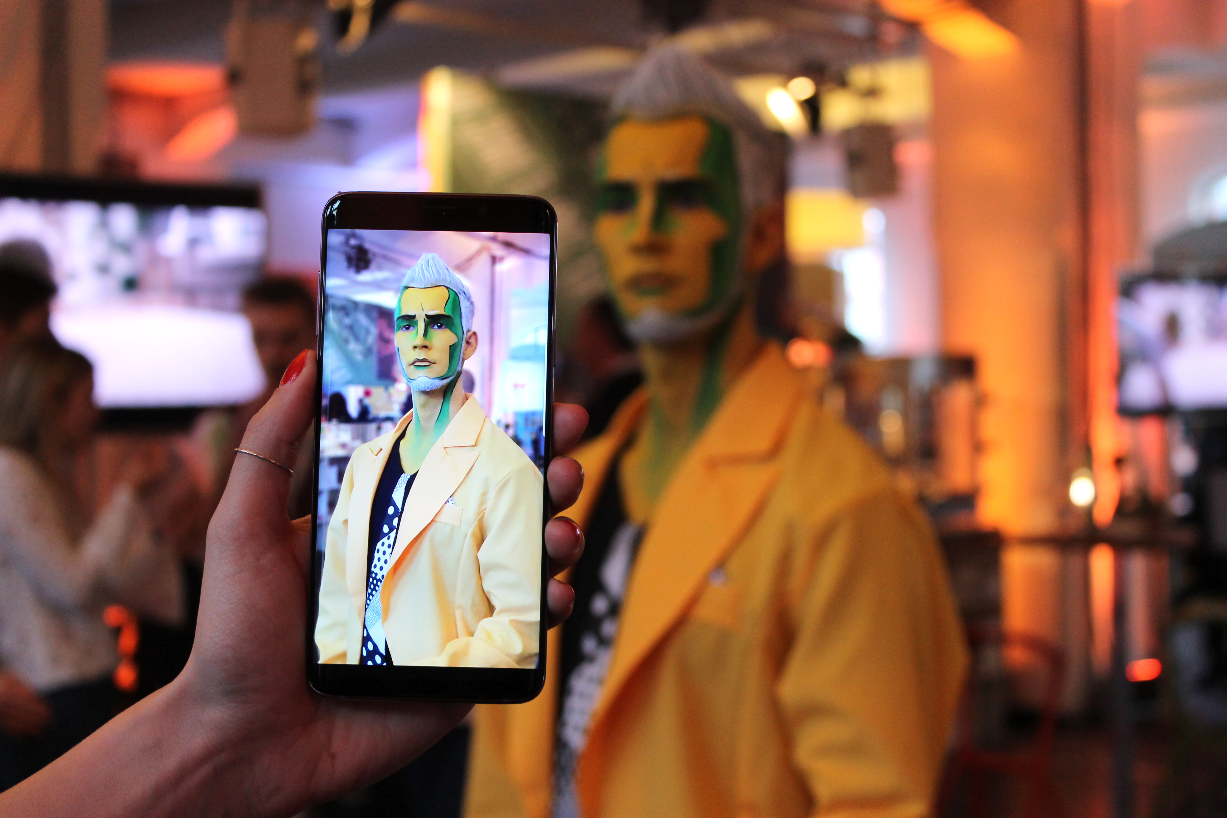 Live-Fokus auf dem Galaxy S9+