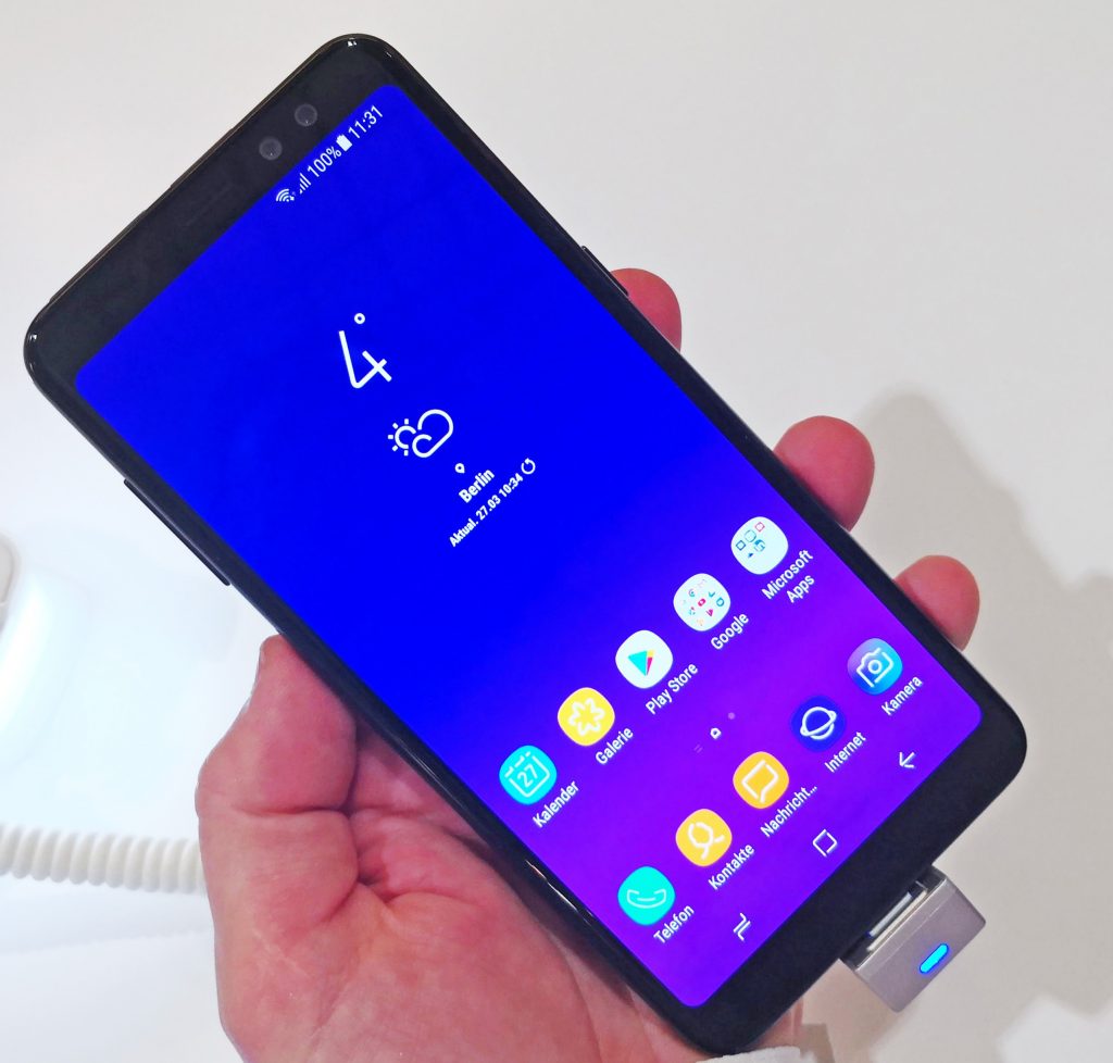Im Hands-On: Das Samsung Galaxy A8 (2018)