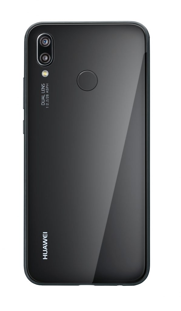 Rückseite des Huawei P20 lite in Midnight Black