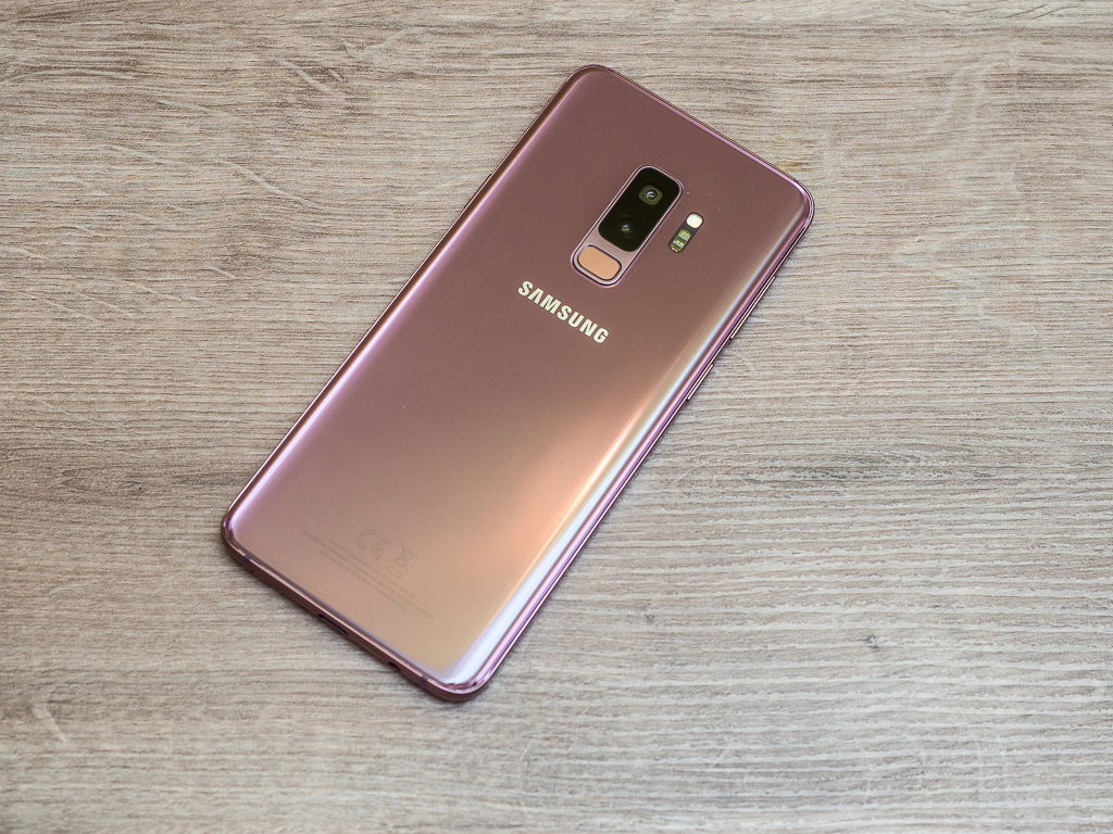 Rückseite des Samsung Galaxy S9+ in Lilac Purple