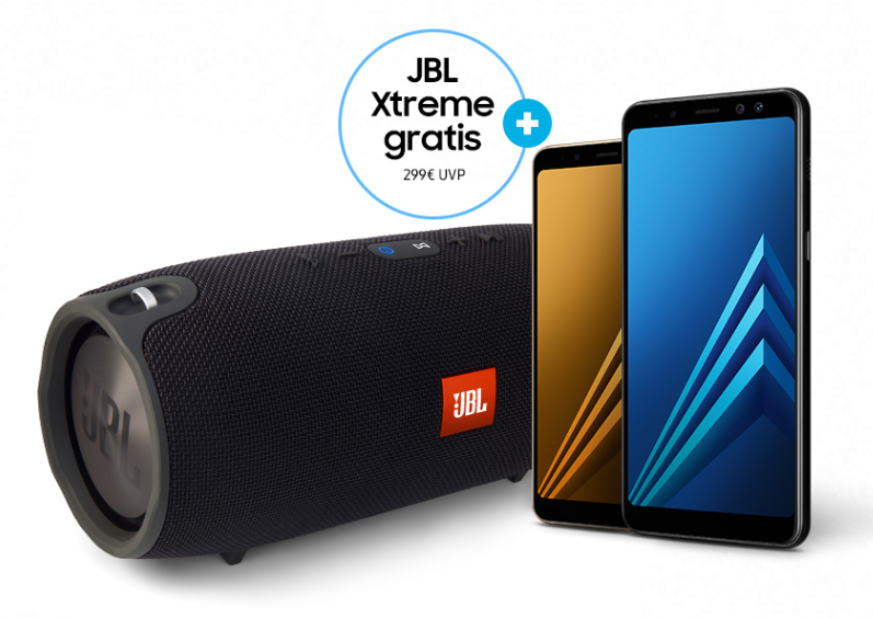 Samsung Aktion: Galaxy A8 (2018) kaufen und gratis JBL Xtreme erhalten