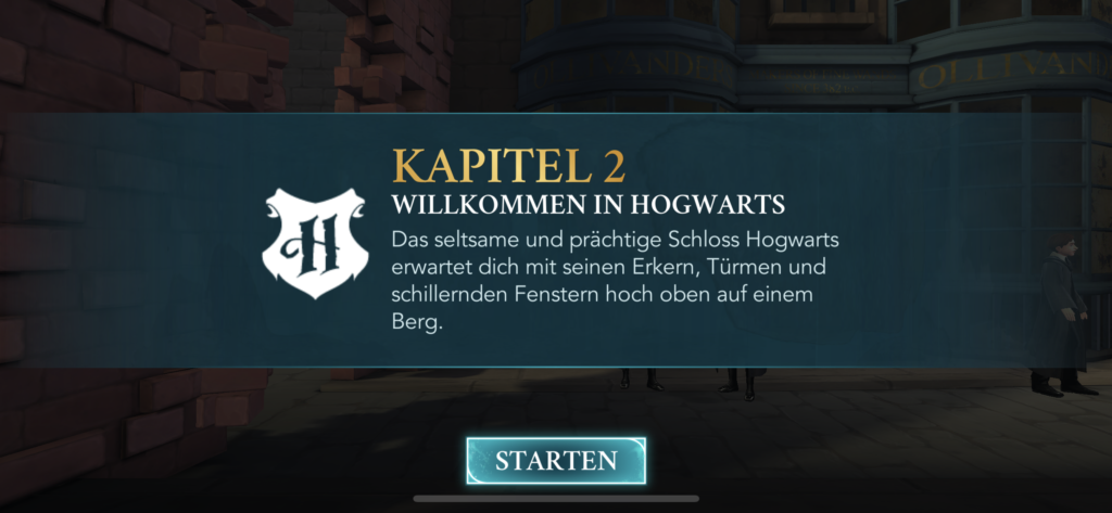 Level 2 bei Harry Potter: Hogwarts Mystery
