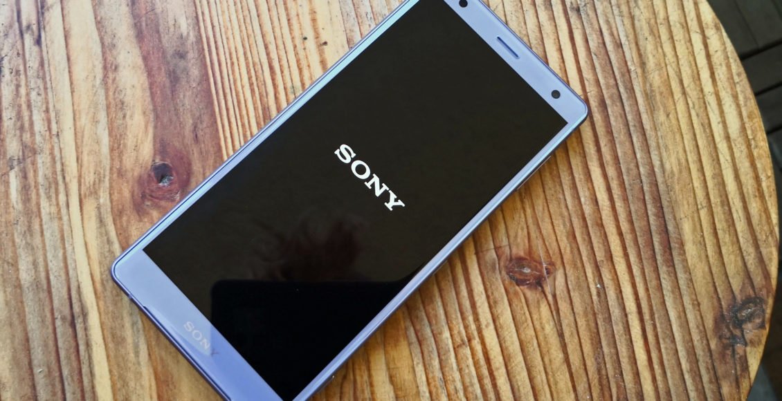 Sony-Symbol beim Xperia XZ2