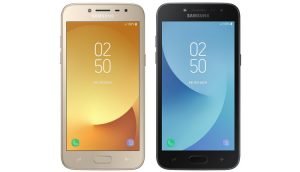 Samsung J3 Pro in Gold und Schwarz