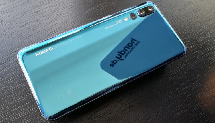 Rückseite des P20 Pro von Huawei in Blau