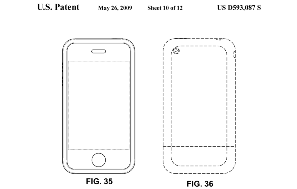 Designpatent des iPhone: Apple gegen Samsung