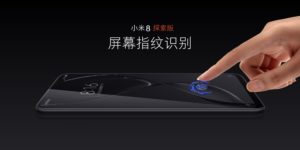 Xiaomi Mi 8 Fingerprint Display