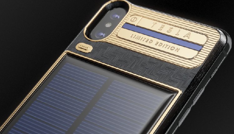 iPhone X Tesla: Caviar bringt iPhone mit Solarzelle raus