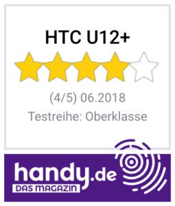 HTC U12+ Testsiegel