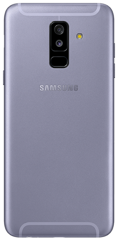 Samsung Galaxy A6+ in der Farbe Lavander
