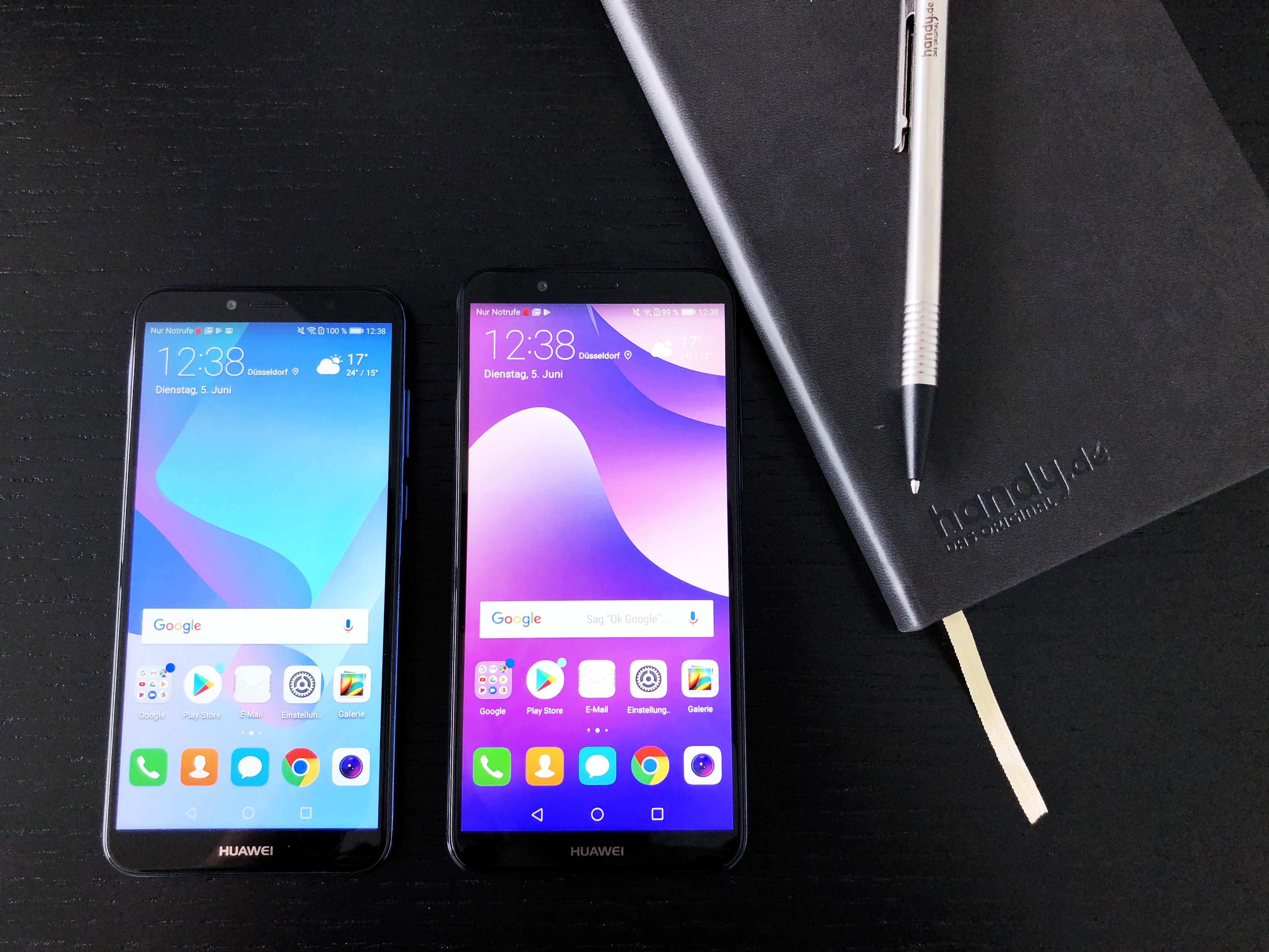 Huawei Y6 (2018) und Huawei Y7 (2018) im Vergleich