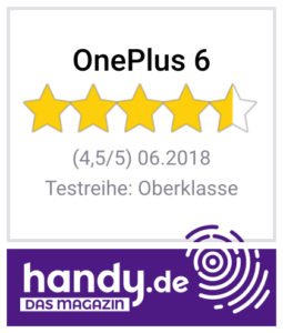 Testsiegel OnePlus 6