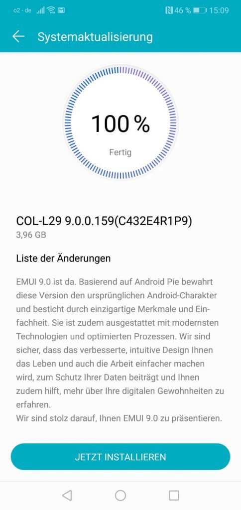 Android 9.0 Pie kommt für das Honor 10