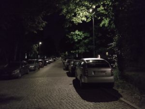 Moto Z3 Play: Aufnahme bei Nacht