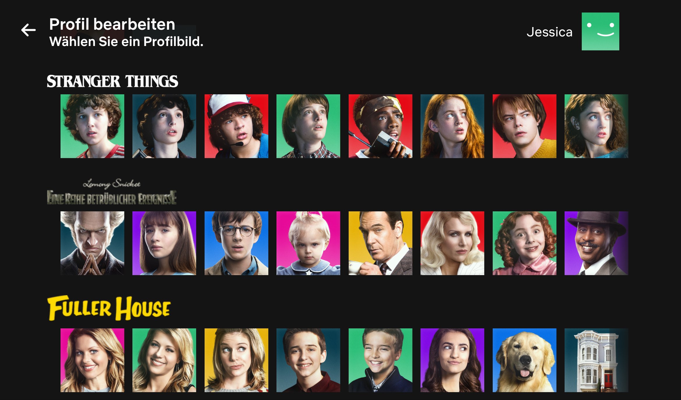 Netflix führt Profilbilder ein