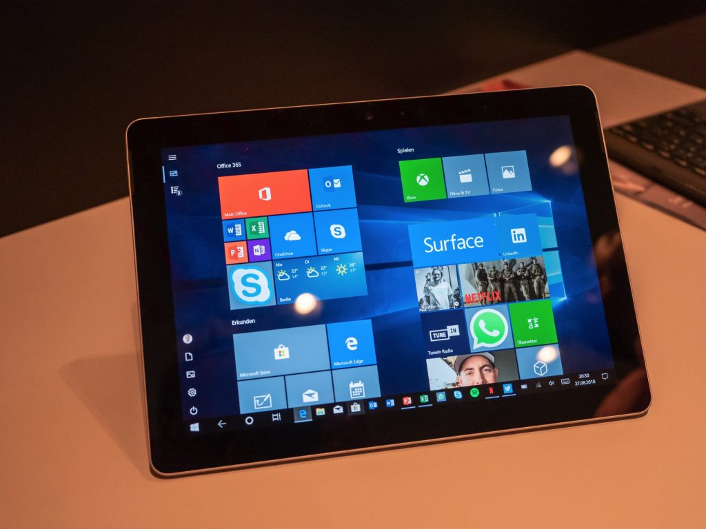 Microsoft Surface Go Tablet-Modus