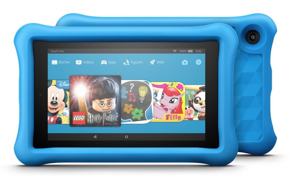 Amazon Fire HD8 Kids-Edition mit blauer Hülle