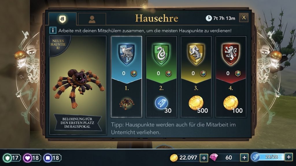 Harry Potter: Hogwarts Mystery - Hausehre-Event