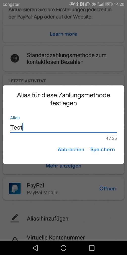 Google Pay: Neues Feature bringt Alias für Zahlungsmittel