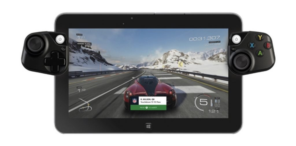 Mobiler Microsoft Controller am Tablet