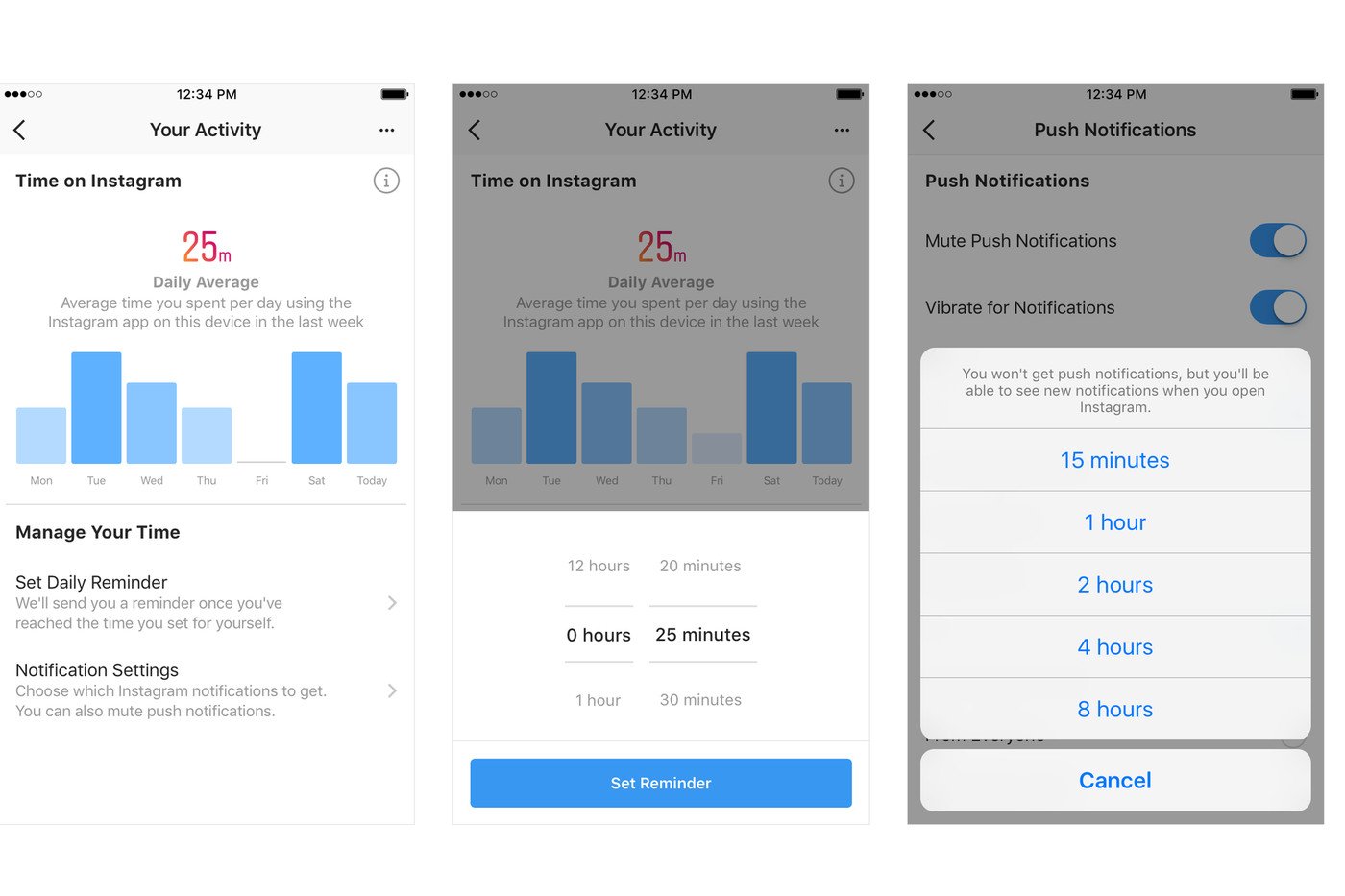 Instagram-Update: Mit "Deine Aktivität" bekommen Nutzer die Möglichkeit, ihre Zeit, die sie innerhalb der App verbringen, zu regulieren und zu steuern.