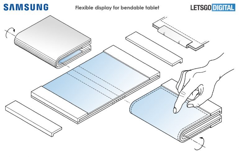 Neues Samsung-Patent für faltbares Tablet