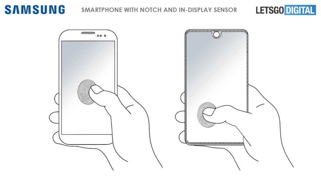 Samsung Galaxy S10 mit Fingerabdrucksensor