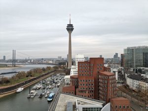 Düsseldorfer Skyline - aufgenommen mit dem Mate 20