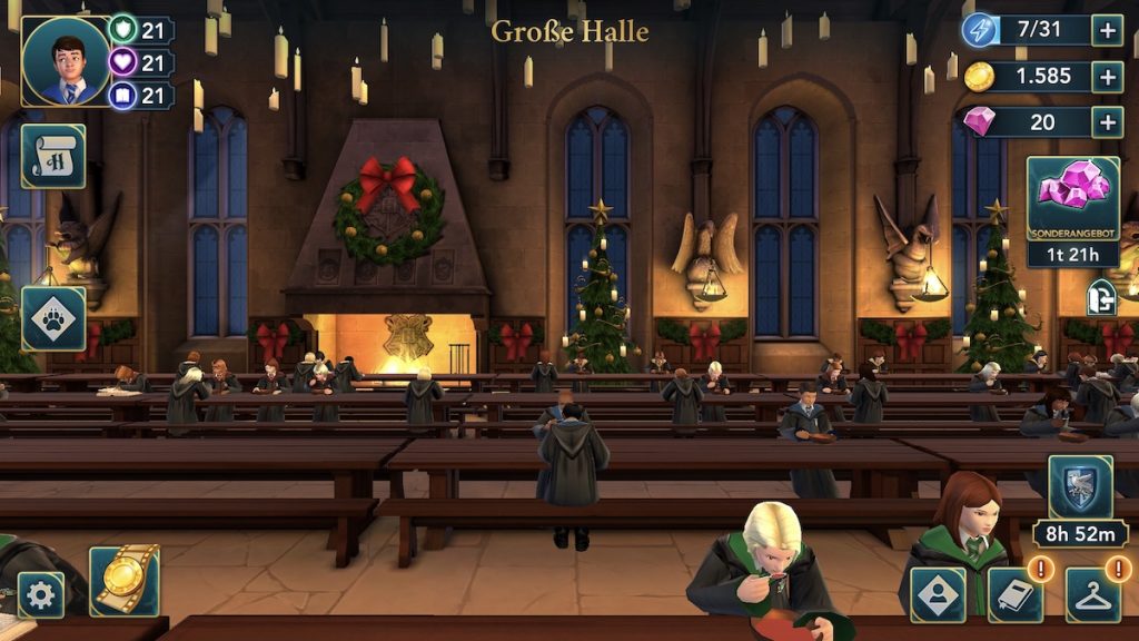 Harry Potter: Hogwarts Mystery Weihnachten in der Großen Halle
