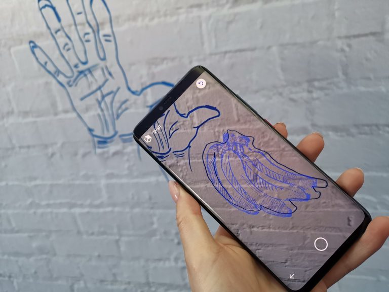 39++ Bild an wand projizieren mit handy app , SketchAR und HuaweiKooperation Kunstwerke per AR handy.de