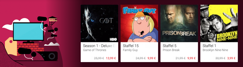 Rabatt auf TV-Serien: Die Deals des Jahres im Google Play Store