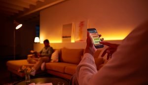 Philips Hue App smarte Lampen steuern