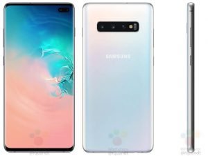 Samsung Galaxy S10 in weißer Version