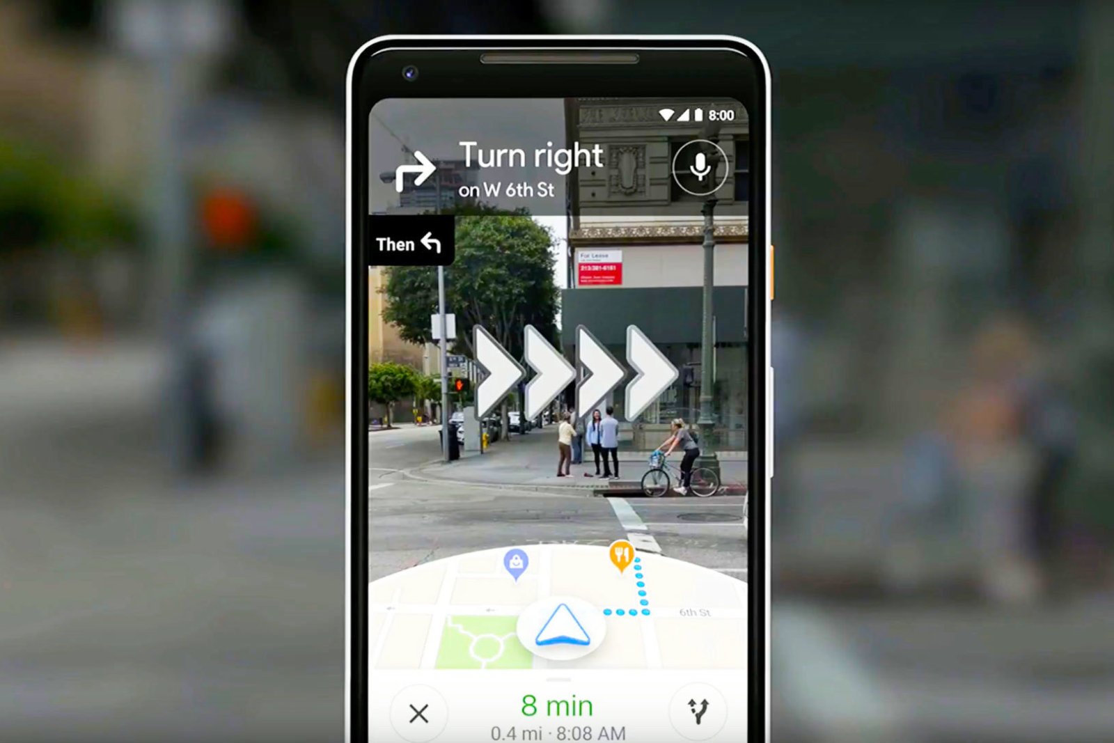 Google testet AR-Navigation für Google Maps