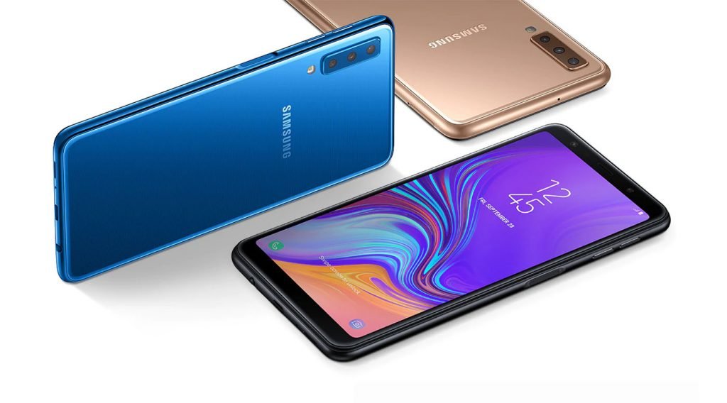 Galaxy A7 (2018) Fingerabdrucksensor Power-Taste