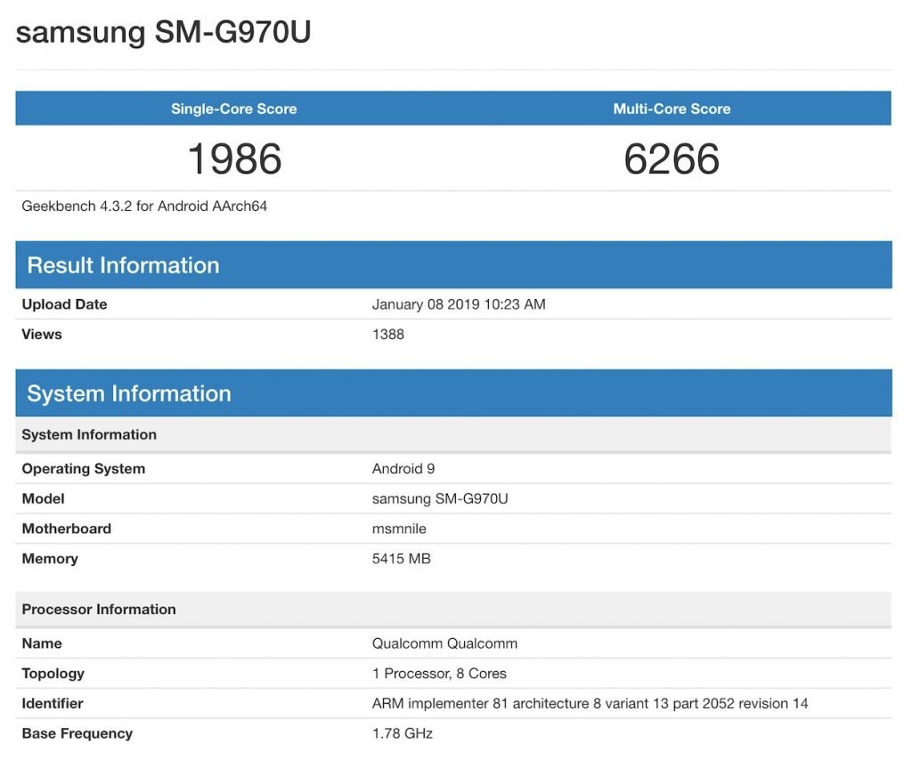 Samsung Galaxy S10 Lite Geekbench-Leak offenbart High-End-SoC