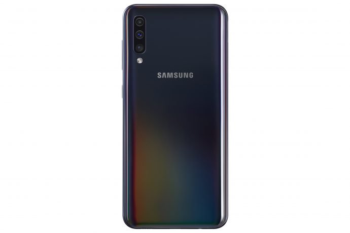 Das Samsung Galaxy A50 in Schwarz