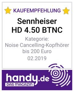 Testsiegel Sennheiser HD 4.50 BTNC
