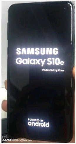Samsung S10e_Startbildschirm
