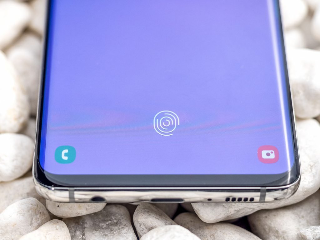 Samsung Galaxy S10+ im Test Fingerabdrucksensor im Display