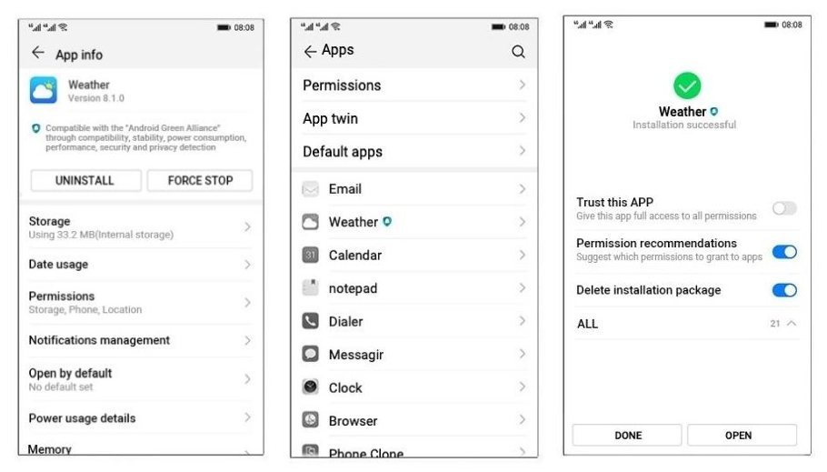 Hongmeng / Ark OS: Diese Screenshots sollen den Status der Entwicklung der Android-Alternative zeigen.